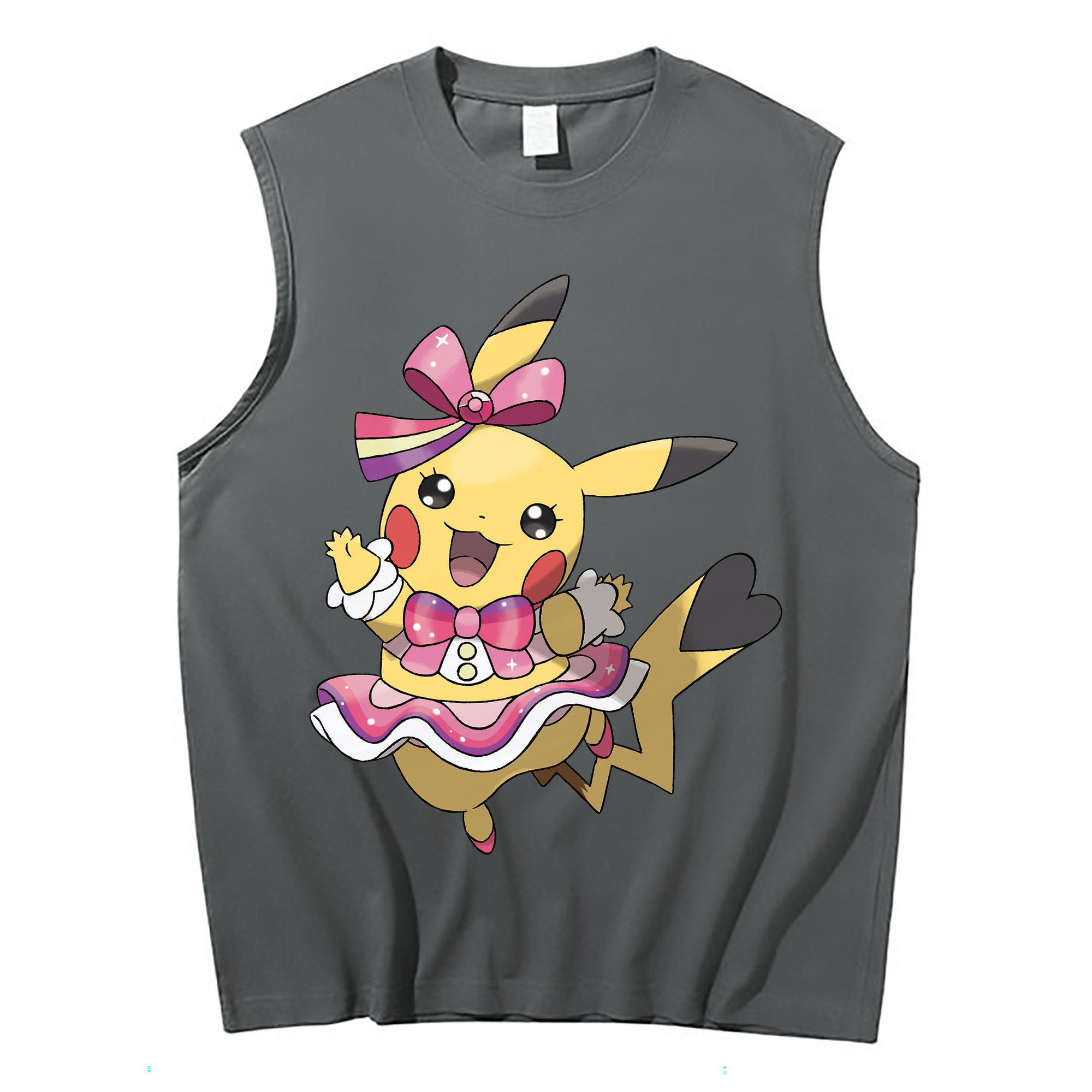 （画像用） ポケットモンスター Pokémon コットン100％タンクトップ（フロントプリント）
